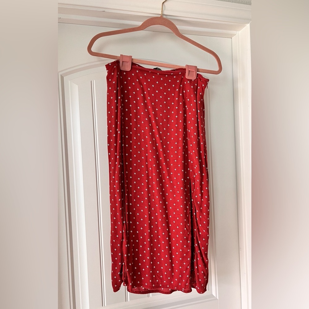 Abercrombie & Fitch Midi Skirt (with double slits)